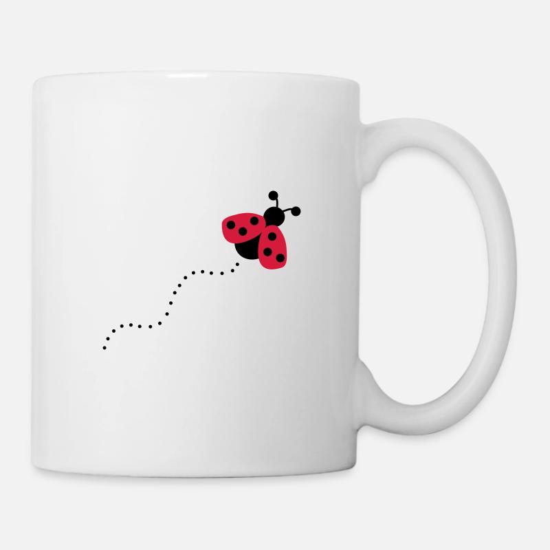 2541614 12868760 Marienkaefer - Tasse - Weiß