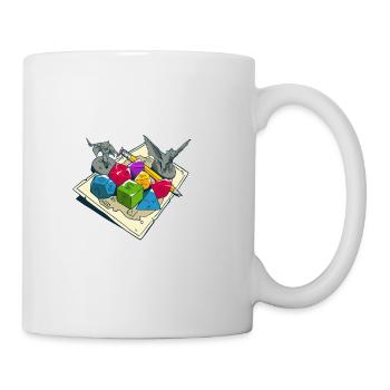Idée cadeau plateau de jeu RPG - Mug blanc - blanc - Droite