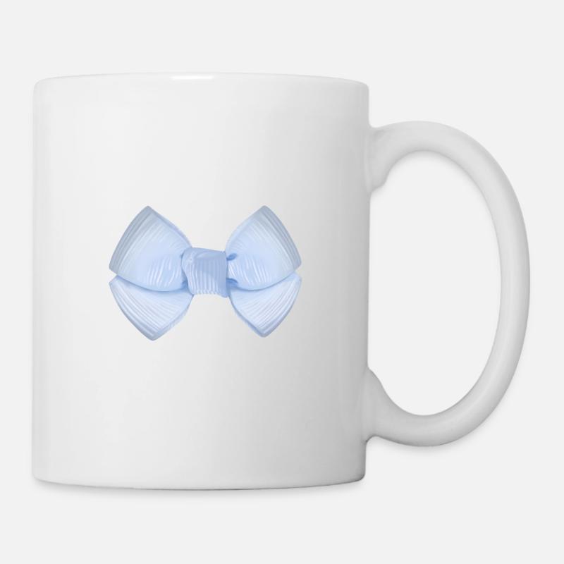 Boucle bleu - Mug blanc - blanc
