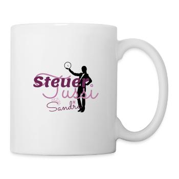 Steuertussi & Business Woman Sandra - Tasse - Weiß - Rechts