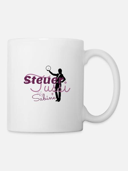 Steuertussi & Business Woman Sabine - Tasse - Weiß