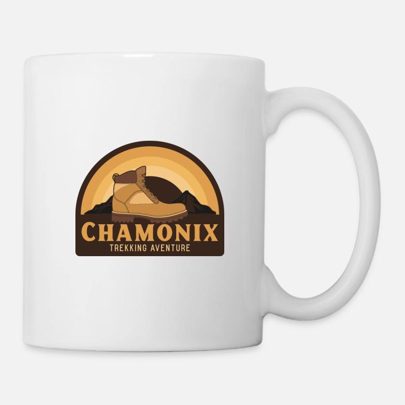 Trekking Abenteuer Chamonix - Tasse - Weiß