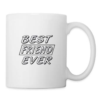 bester Freund aller Zeiten - Tasse - Weiß - Rechts