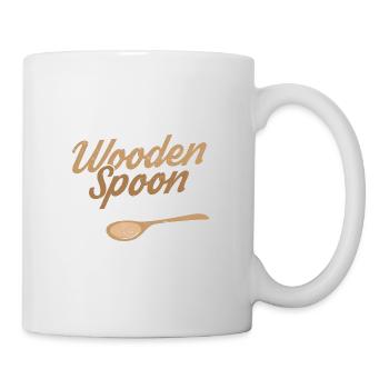 Wooden Spoon Survivor Meme Funny Italian Mom - Tasse - Weiß - Rechts