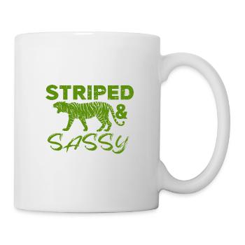 Tigre - Afrique - Nature sauvage - Conservation de la nature - Mug blanc - blanc - Droite