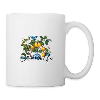 Amalfi, lemons, porcelain, ceramics, lemon - Mug - white - Right