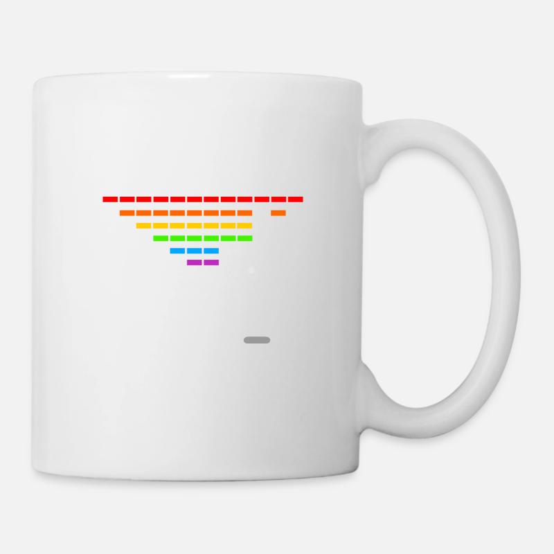 Retro Game-Gamer Classic 80er - Tasse - Weiß