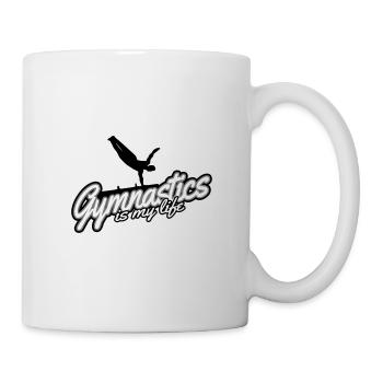 La gymnastique est ma vie - gymnastique - Mug blanc - blanc - Droite