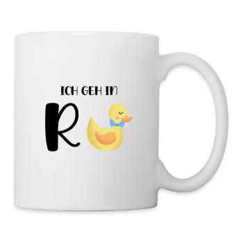 Ich Geh In Rente Ente Ruhestand Pension Frührente - Tasse - Weiß - Rechts
