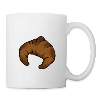 Croissant - Tasse - Weiß - Rechts
