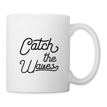 Catch the Waves - Tasse - Weiß - Rechts
