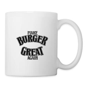 Rendre Burger génial à nouveau - Mug blanc - blanc - Droite