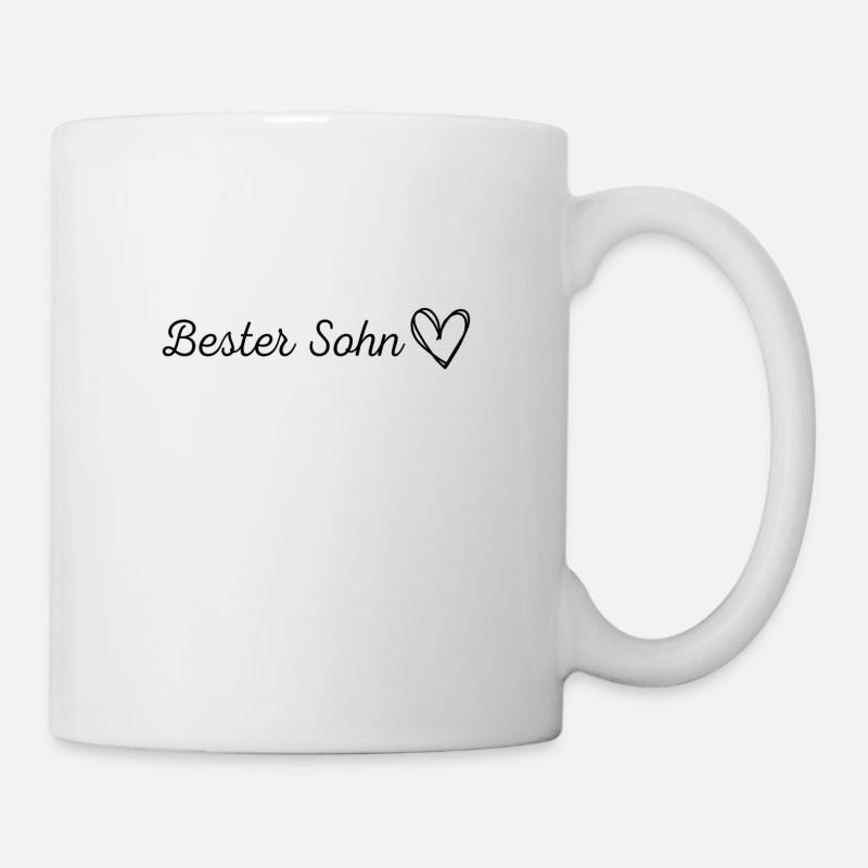 Bester Sohn Design - Tasse - Weiß