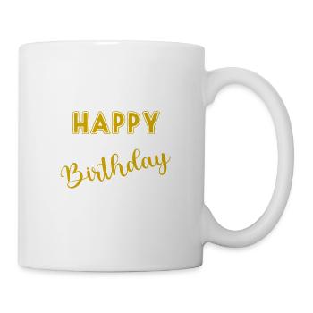 JAHRESTAG. ALLES GUTE ZUM GEBURTSTAG!. ALLES GUTE ZUM GEBURTSTAG!. - Tasse - Weiß - Rechts
