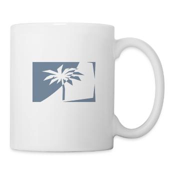 Palme - Tasse - Weiß - Rechts