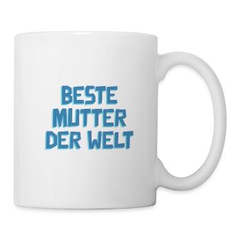 Beste Mutter der Welt-Muttertag-Spruch - Tasse - Weiß - Rechts