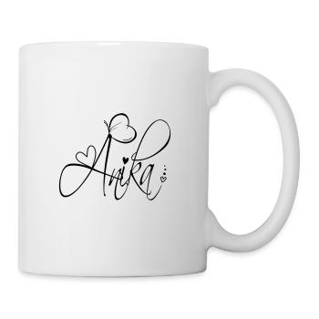 Anika Last Name First Name Girl Calligraphy Decor - Mug - white - Right