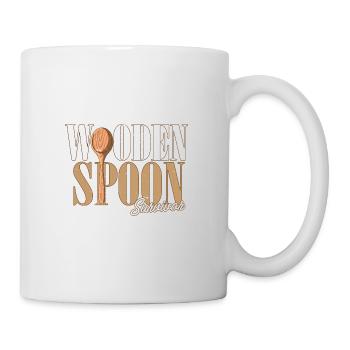 Wooden Spoon Survivor Funny Italian I Survived - Tasse - Weiß - Rechts