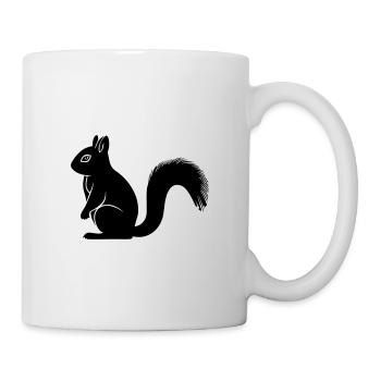 écureuil - Mug blanc - blanc - Droite