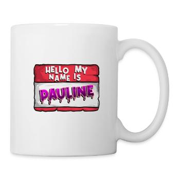 Prénom Pauline - Mug blanc - blanc - Droite