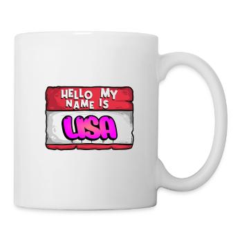 Prénom Lisa - Mug blanc - blanc - Droite