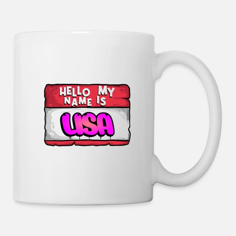 Vorname Lisa - Tasse - Weiß