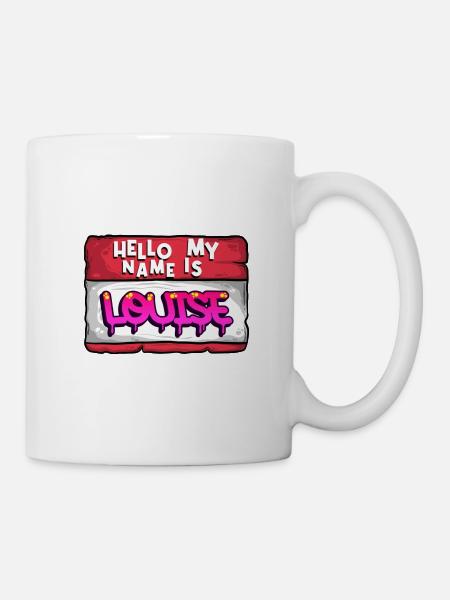 Voornaam Louise - Mok - wit