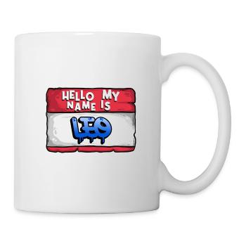 Vorname Leo - Tasse - Weiß - Rechts