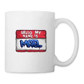 Prénom Mael - Mug blanc - blanc - Droite