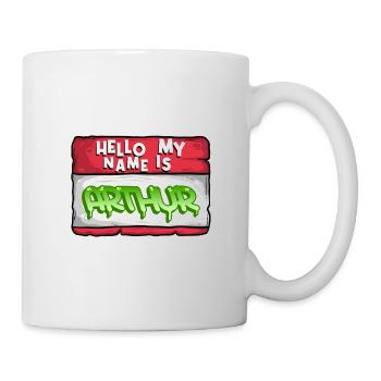 Prénom Arthur - Mug blanc - blanc - Droite
