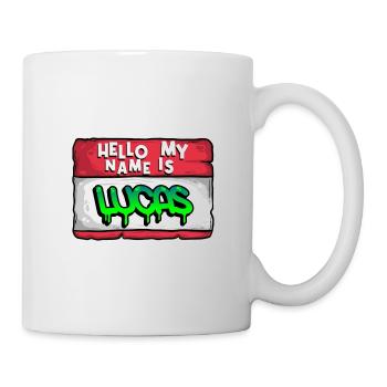 Vorname Lucas - Tasse - Weiß - Rechts