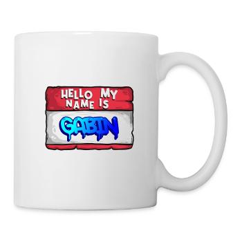 Prénom Gabin - Mug blanc - blanc - Droite