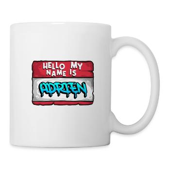 Vorname Adrien - Tasse - Weiß - Rechts