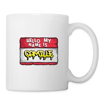 Prénom Camille - Mug blanc - blanc - Droite