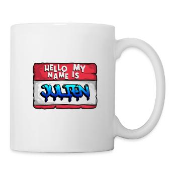Vorname Julien - Tasse - Weiß - Rechts