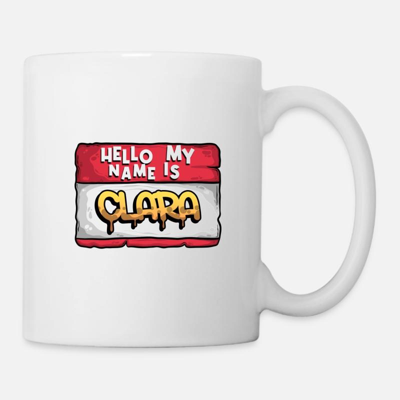 Prénom Clara - Mug blanc - blanc
