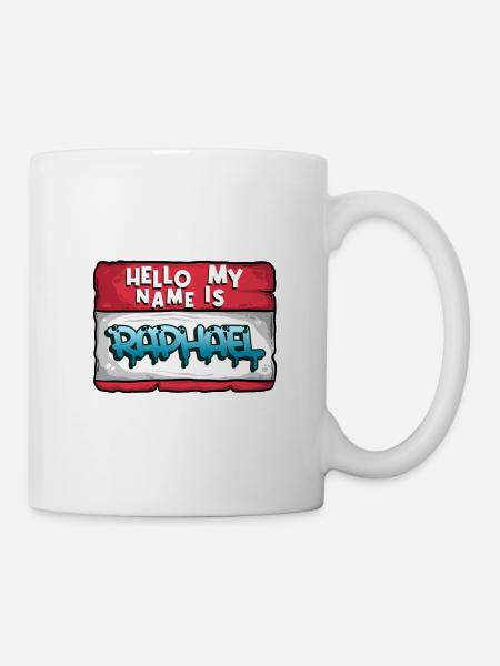 Vorname Raphael - Tasse - Weiß