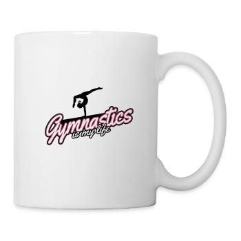 Gymnastique - La gymnastique, c'est ma vie - gymnaste - Mug blanc - blanc - Droite