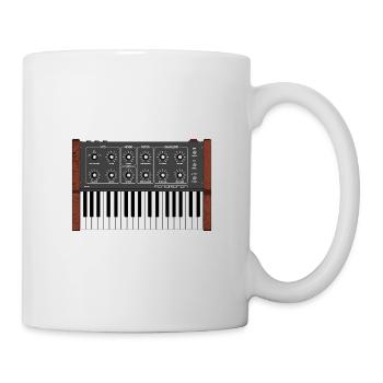 Analog Vintage Synthesizer - Mug - white - Right