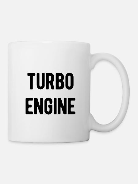 Turbo Engine - Tasse - Weiß