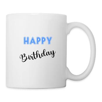 HAPPY BIRTHDAY,HAPPY BIRTHDAY,BIRTHDAY,BIRTHDAY - Mug - white - Right