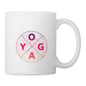 Yoga - Tasse - Weiß - Rechts