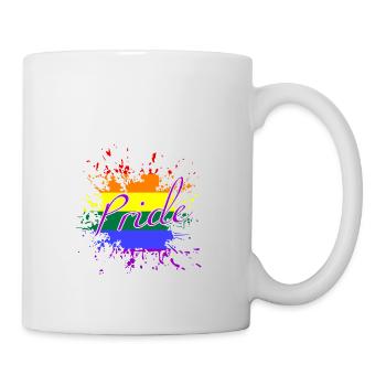 Lgbtq, Pride Month, Lgbt, Csd, Gay Pride - Tasse - Weiß - Rechts