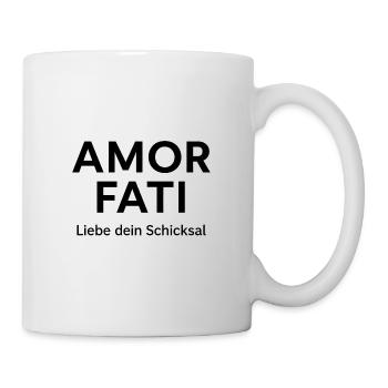 Amor Fati Stoic T-Shirt - Mug - white - Right