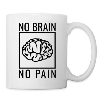 ne pas dire la stupidité de l’instruction de - Mug blanc - blanc - Droite