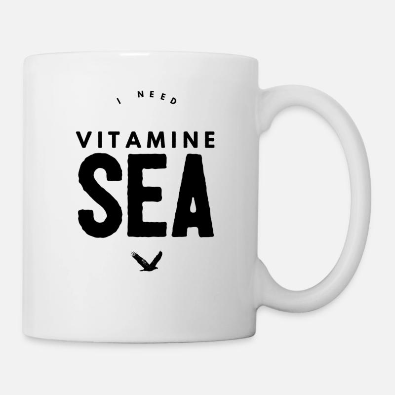 I NEED VITAMINE SEA - Mug - white