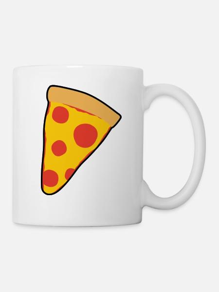 Pizza - Tasse - Weiß