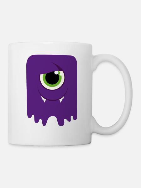 Monster / Alien Papa - Mug - white