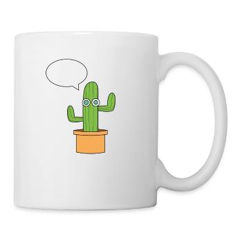 Der Kaktus. - Tasse - Weiß - Rechts