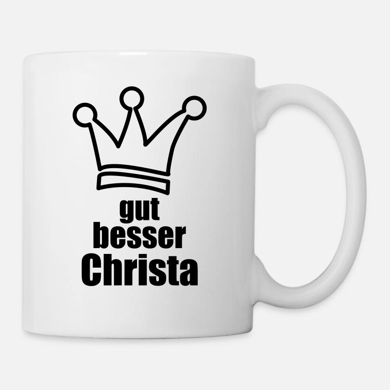 Christa - Tasse - Weiß